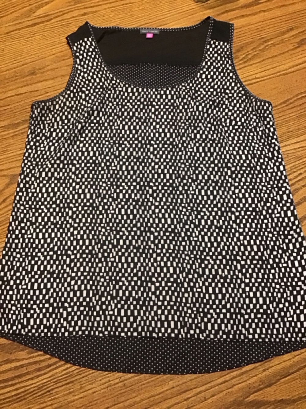 Vince Camuto Printed Sleeveless Tank size 12